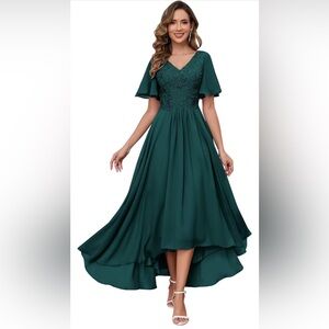 Elegant Teal Maxi Dress